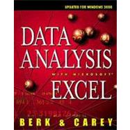 Data Analysis with Microsoft Excel Updated for Office 2000 by Berk, Kenneth N.; Carey, Patrick M., 9780534362782