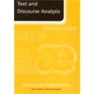 Text and Discourse Analysis by Salkie,Raphael, 9780415092784