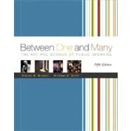 Between One and Many with Speech Coach Student CD-ROM 2. 0 and PowerWeb by Hall, James W.; Scott, Michael D., 9780073192796