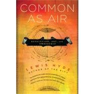 Common as Air Revolution, Art, and Ownership by Hyde, Lewis, 9780374532796