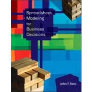 Spreadsheet Modeling for Business Decisions w/St CD, @RISK and Crystal Ball Access Cards by Kros, John F., 9780077212797