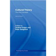 Cultural Theory: The Key Thinkers by Edgar; Andrew, 9780415232807