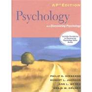 Psychology Ap Edition With Discovering Psychology by Zimbardo, Philip G.; Johnson, Robert L.; Weber, Ann L.; Gruber, Craig W., 9780132462808