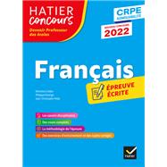 Franais - CRPE 2022 - Epreuve crite d'admissibilit by Micheline Cellier; Philippe Dorange; Jean-Christophe Pellat, 9782401082809