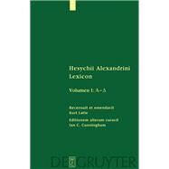 Hesychii Alexandrini Lexicon by Cunningham, Ian C., 9783110542813