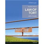 Law of Tort by Cooke, John, 9781292062822
