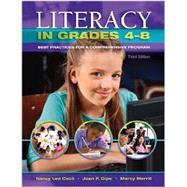 Literacy in Grades 4-8: Best Praces for a Comprehensive Program by Cecil, 9781934432839