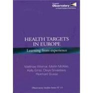 Health Targets in Europe : Learning from Experience by Wismar, Matthias, 9789289042840