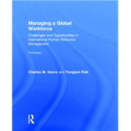 Managing a Global Workforce by Vance; Charles M, 9781138852853