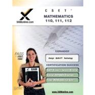 CSET Mathematics 110, 111, 112: Teacher Certification Exam by Xamonline, 9781581972856