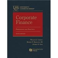 Bartlett and Geis's Corporate Finance, Principles and Practice, 5th(University Casebook Series) by Bartlett III, Robert P.; Geis, George S., 9798887862859