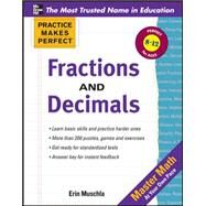 Practice Makes Perfect: Fractions, Decimals, and Percents by Muschla, Erin, 9780071772860