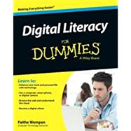 Digital Literacy for Dummies by Wempen, Faithe, 9781118962862