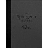 KJV Spurgeon Study Bible, Charcoal Hardcover by Unknown, 9798384552888