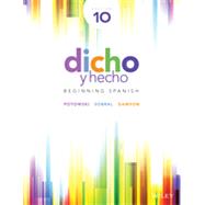 Dicho y hecho Beginning Spanish by Potowski, Kim; Sobral, Silvia; Dawson, Laila M., 9781118932889