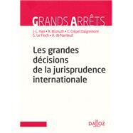 Les grandes dcisions de la jurisprudence internationale by Jean-Louis Iten; Claire Crpet-Daigremont; Rgis Bismuth; Arnaud De Nanteuil; Guillaume Le Floch, 9782247152889