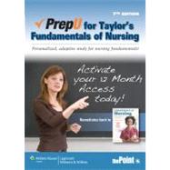 PrepU for Taylor's Fundamentals of Nursing Printed Access Code by Lippincott Williams & Wilkins, 9781451142891