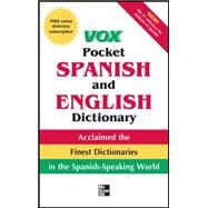 Vox Pocket Spanish-English Dictionary by VOX, 9780071742900