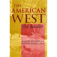 The American West by Ridge, Martin, 9780253212900