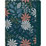 NASB Notetaking Bible, Large Print Edition, Teal Floral LeatherTouch by Unknown, 9798384552901