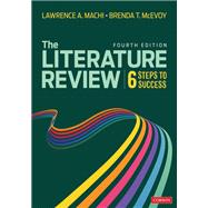The Literature Review by Lawrence A. Machi; Brenda T. McEvoy, 9781071852903