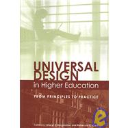 Universal Design In Higher Education by Burgstahler, Sheryl E.; Cory, Rebecca C., 9781891792908