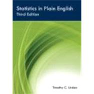 Statistics in Plain English, Third Edition by Urdan; Timothy C., 9780415872911