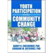 Youth Participation And Community Change by Checkoway; Barry N, 9780789032911