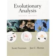 Evolutionary Analysis by Freeman, Scott; Herron, Jon C., 9780130172914