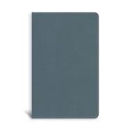 CSB On-The-Go Bible, Personal Size, Steel Blue LeatherTouch by CSB Bibles by Holman, 9781087742915