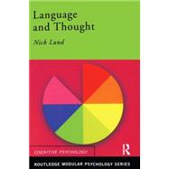 Language and Thought by Lund; Nick, 9780415282918