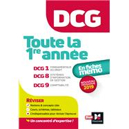 DCG : Toute la 1re anne du DCG 1, 8, 9 en fiches - Rvision by Alain Burlaud; Franoise Rouaix; Marie Teste; Jean-Louis Echeviller; David Balny; Jean-Franois Sout, 9782216152919