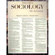 Study Card for Andersen/Taylors Sociology: The Essentials by Andersen, Margaret L.; Taylor, Howard F., 9780495812920
