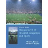 Management Of Physical Education And Sport by Krotee, March L., 9780072972924