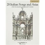 28 Italian Songs & Arias of the 17th & 18th Centuries  Medium High, Book Only by Unknown, 9780634082924
