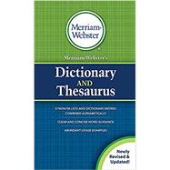 Merriam-webster's Dictionary and Thesaurus by Merriam Webster, 9780877792932