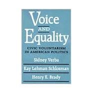 Voice and Equality by Verba, Sidney, 9780674942936