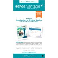 Introduction to Criminal Justice Sage Vantage Access Code by Rennison, Callie Marie; Dodge, Mary, 9781544392936