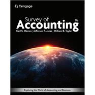 Survey of Accounting by Carl Warren; Jefferson Jones; William B. Tayler, 9798214052953
