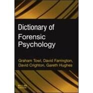 Dictionary of Forensic Psychology by Towl; Graham J., 9781843922957