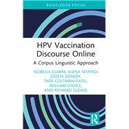 HPV Vaccination Discourse Online by Isobelle Clarke; Elena Semino; Zs�fia Demj�n; Tara Coltman-Patel; William Dance; Richard Gleave, 9781032862958