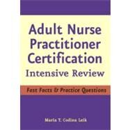 Adult Nurse Practitioner Intensive Reviews by Leik, Maria T. Codina, 9780826102959