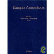 Synoptic Concordance by Hoffman, Paul; Hieke, Thomas; Bauer, Ulrich; Hoffman, Paul; Hieke, Thomas; Bauer, Ulrich, 9783110162967