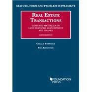 Statute, Form and Problem Supplement to Real Estate Transactions by Korngold, Gerald; Goldstein, Paul, 9781609302979