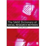 The SAGE Dictionary of Social Research Methods by Victor Jupp, 9780761962984