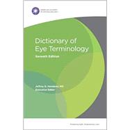 Dictionary of Eye Terminology by American Academy of Ophthalmology, 9781681042985