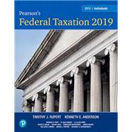 MyLab Accounting with Pearson eText -- Access Card -- for Pearson's Federal Taxation 2019 Individuals by Pope, Thomas R.; Rupert, Timothy J.; Anderson, Kenneth E., 9780134742991