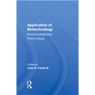 Application of Biotechnology by Fowle, John R., 9780367012991