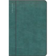CSB Large Print Compact Reference Bible, Optimal Type, Digital Study Edition, Teal LeatherTouch by CSB Bibles by Holman, 9798384552994