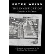 The Investigation by Weiss, Peter, 9780714503011